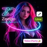 Zeego live video chat party icon