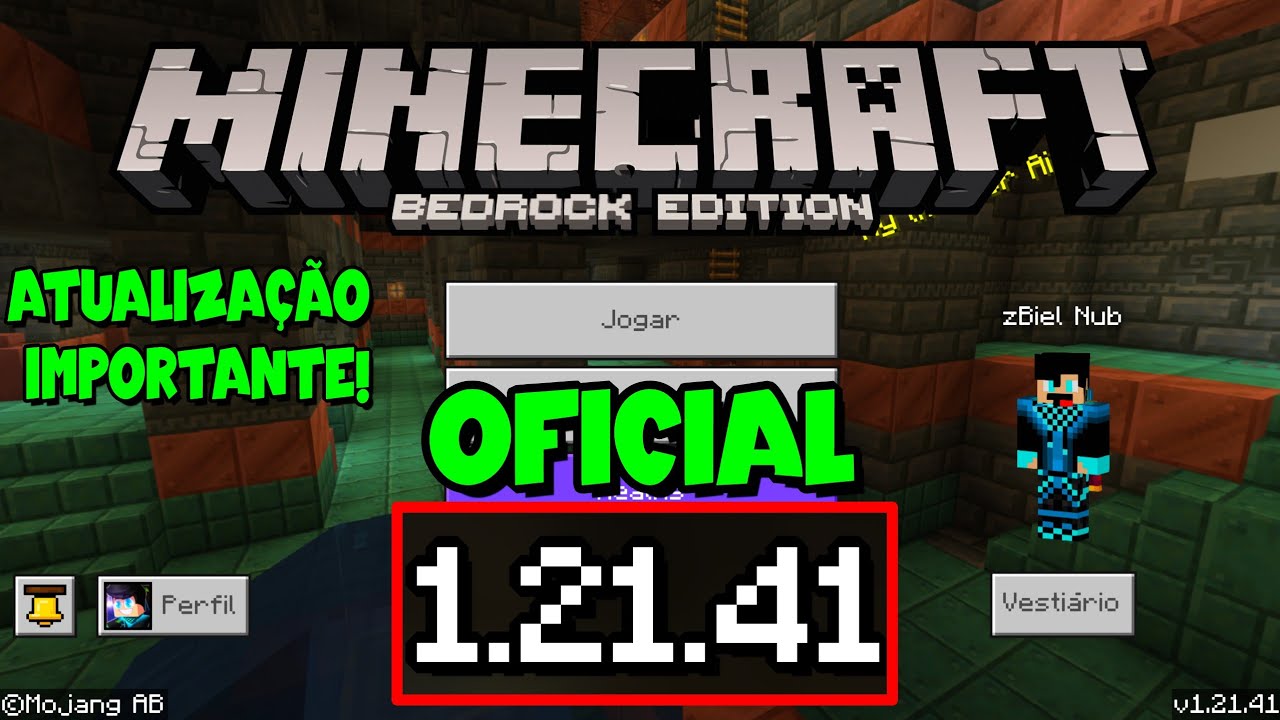 Notas de Atualização do Minecraft 1.21.41 APK: Novidades e Melhorias